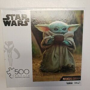Buffalo Games Star Wars The Mandalorian Sipping My Soup 500 Pc Exclusive Puzzle